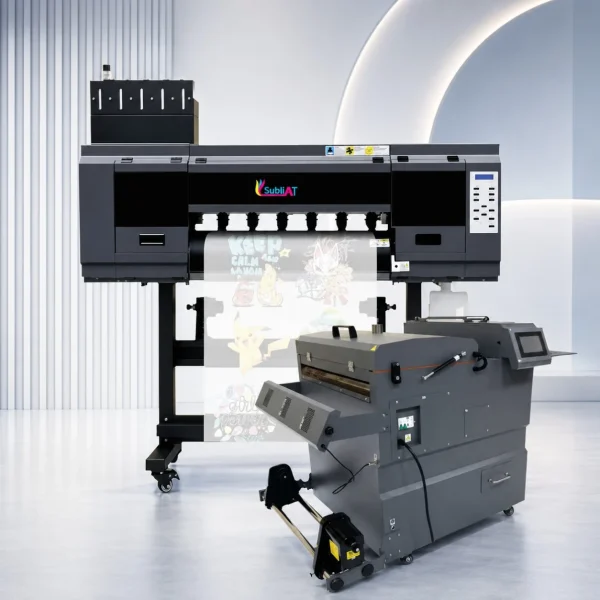 24" DTF 2 Head i3200 Printer with Automatic Powder Shaker for Professional Garment Printing