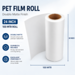 PET Film Roll Double Matte 100 MTR