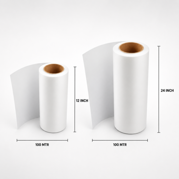 PET Film Roll Double Matte 100 MTR