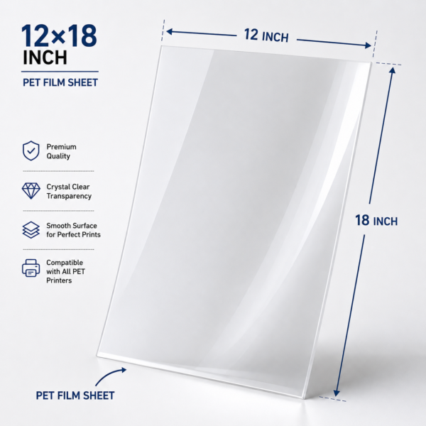 PET Film Sheet 12x18 Inch