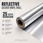 Reflective Silver Vinyl Roll
