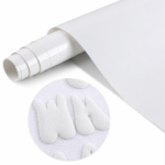 Black and White Puff Vinyl Roll with 3D Raised Effect