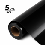 Black and White Puff Vinyl Roll with 3D Raised Effect