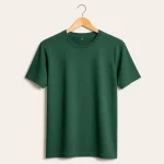 Bottle Green Bio Wash Cotton T-Shirt
