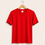 Red Heavy GSM Cotton T-Shirt