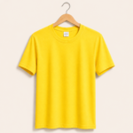Yellow Heavy GSM Cotton T-Shirt