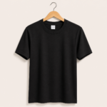 Black Heavy GSM Cotton T-Shirt