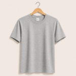 Grey Heavy GSM Cotton T-Shirt