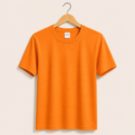 Orange Heavy GSM Cotton T-Shirt
