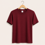 Maroon Heavy GSM Cotton T-Shirt