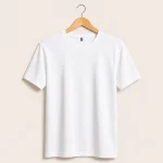 White Bio Wash Cotton T-Shirt