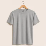 Grey Bio Wash Cotton T-Shirt