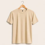Beige Bio Wash Cotton T-Shirt