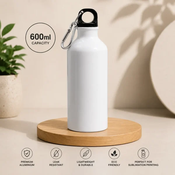 Sublimation Sipper Bottle 600ml