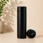 LED Temperature Bottle Black