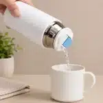 Sublimation Blank Vacuum Bottle with Cup