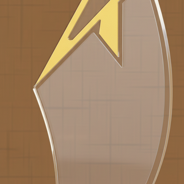Golden Star Ascend Crystal Trophy APT 3623