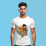 Holi Essentials Gabbar2 Polyester T shirts