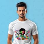 Holi Essentials Gabbar2 Polyester T shirts