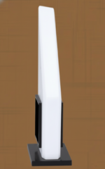 Modern White Geometric Trophy