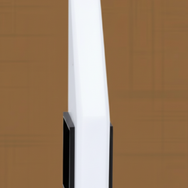 Modern White Geometric Trophy