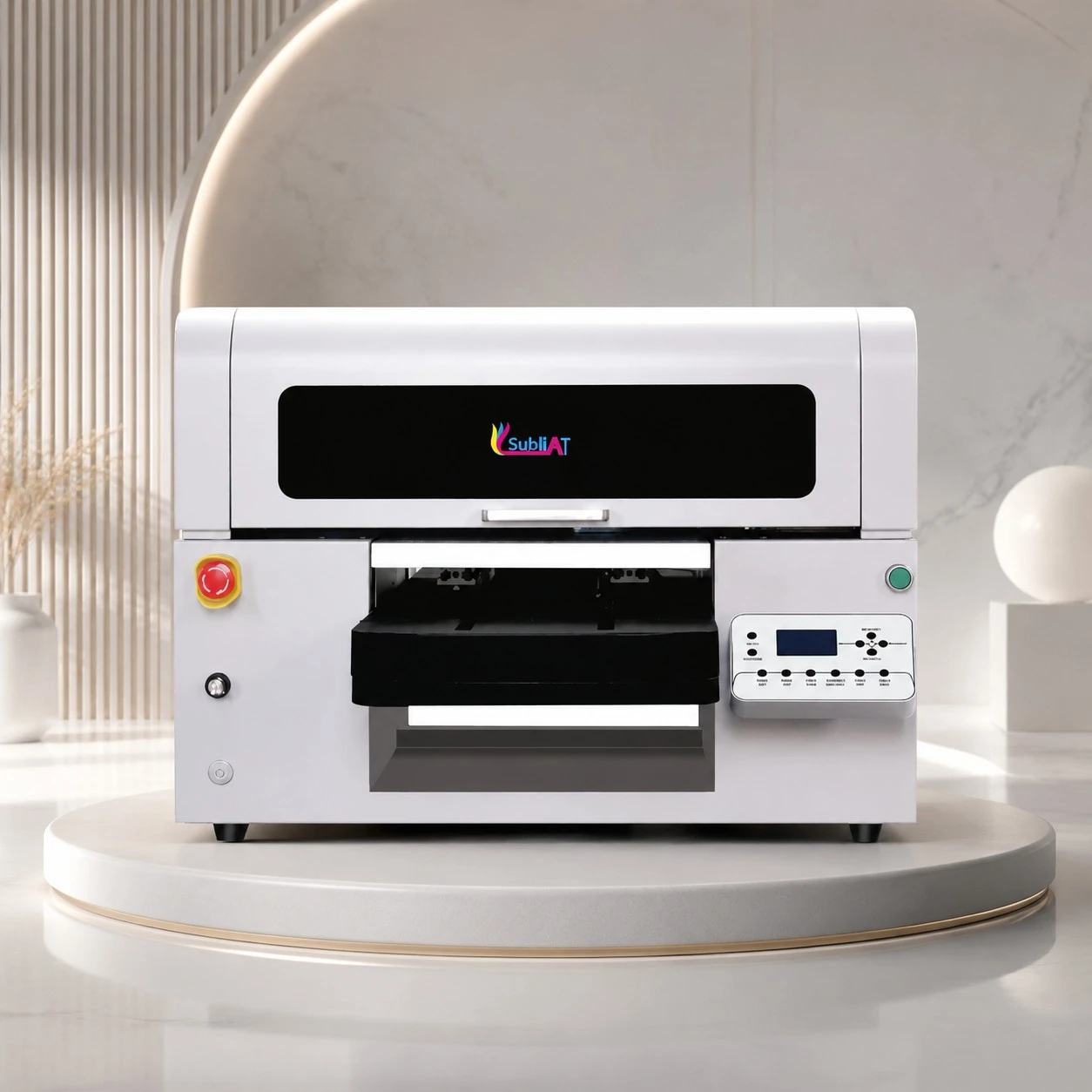 SubliAT UV A3 Flatbed Printer with Dual XP600 Printheads SubliAT UV A3 Flatbed Printer with Dual XP600 Printheads