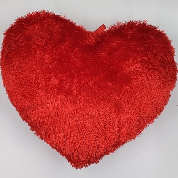 ( Pack of 5 ) Blank Sublimation Heart Fur Cushion - Apparel Tech