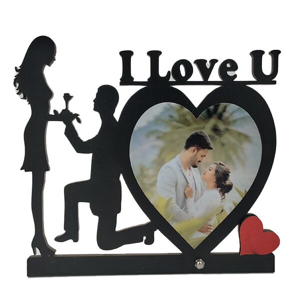 Buy ( Pack of 5 ) Blank Sublimation I Love You Photo Frame | ApparelTech