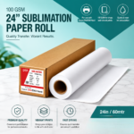 Sublimation Paper Roll 24 X 60 Mtr 100 GSM