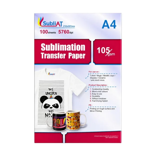 Sublimation Transfer Paper 105 GSM