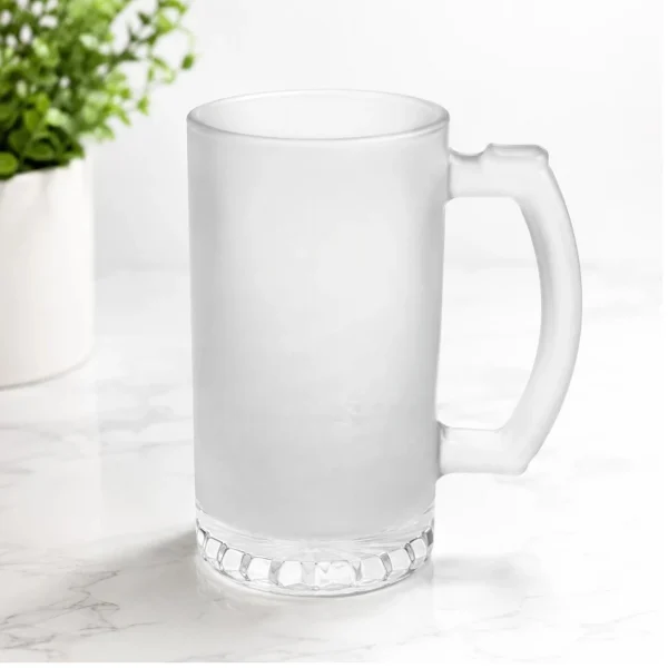 Frosted Sublimation Beer Mug,