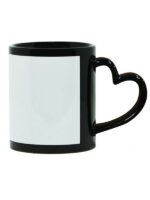 ( Pack of 36) Blank Sublimation Heart Handle Patch Mug | Apparel Tech