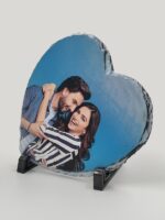 ( Pack of 8) Blank Sublimation Rock Heart Shape Photo Frame | ApparelTech