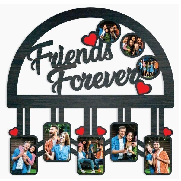 ( Pack of 5 ) Blank Sublimation Friends Forevers Photo Frame