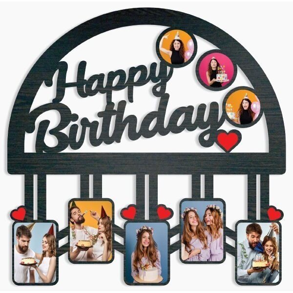 Buy ( Pack of 5 ) Blank Sublimation Happy Birthday Photo Frame