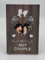 ( Pack of 5 ) Blank Sublimation Best Couple Photo Frame | Apparel Tech