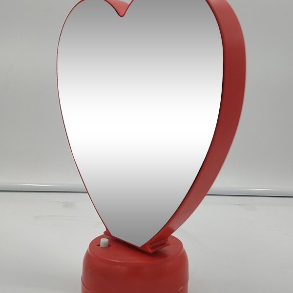 ( Pack of 5 ) Blank Sublimation Heart Magic Mirror Photo Frame | AT3D6