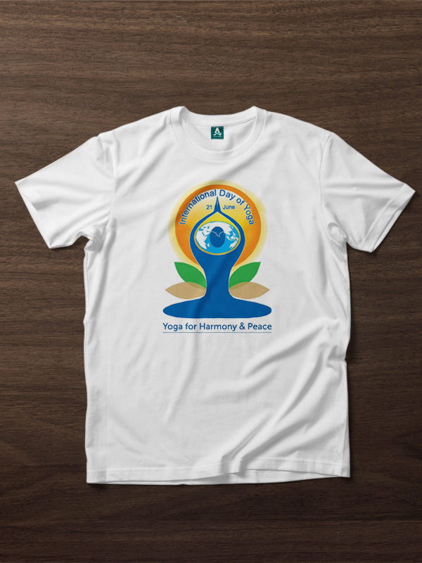 international yoga day t shirt